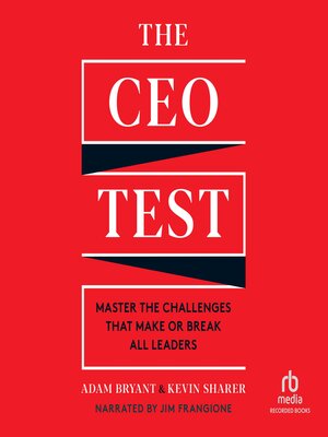 cover image of The CEO Test